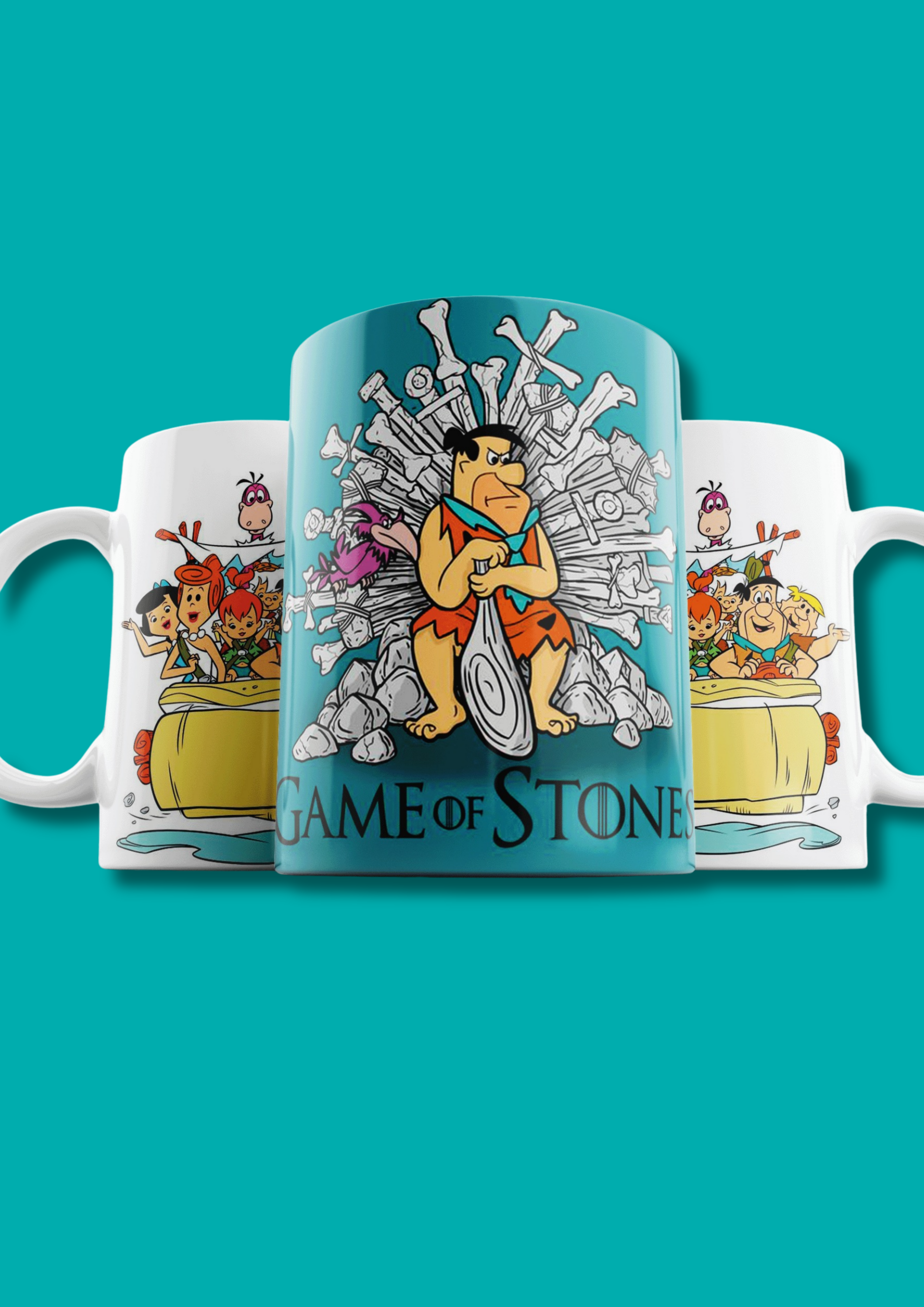 Mug Game of Stones – Edición Picapiedra
