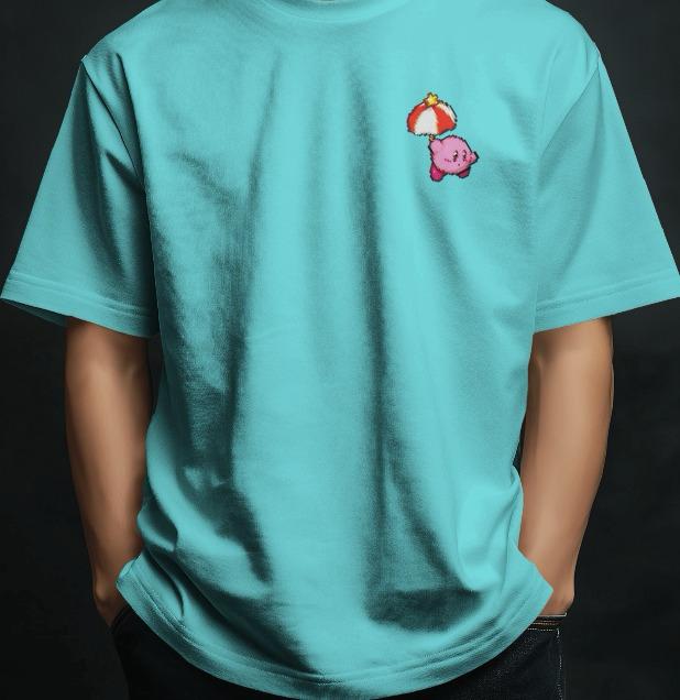 Aventura en Paracaídas oversized T-shirt - Azul claro